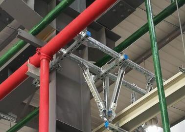 汉川该抗震支架的整体式支吊架结构协调性好